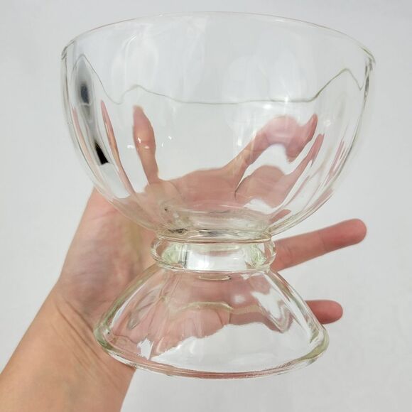 VINTAGE ✨️ Libbey Ribbed Pedestal Dish - Picture 4 of 4